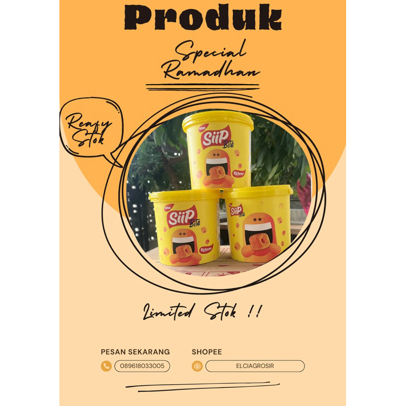 Jual siip bites richeese richoco 85gr / kemasan timba | Shopee Indonesia