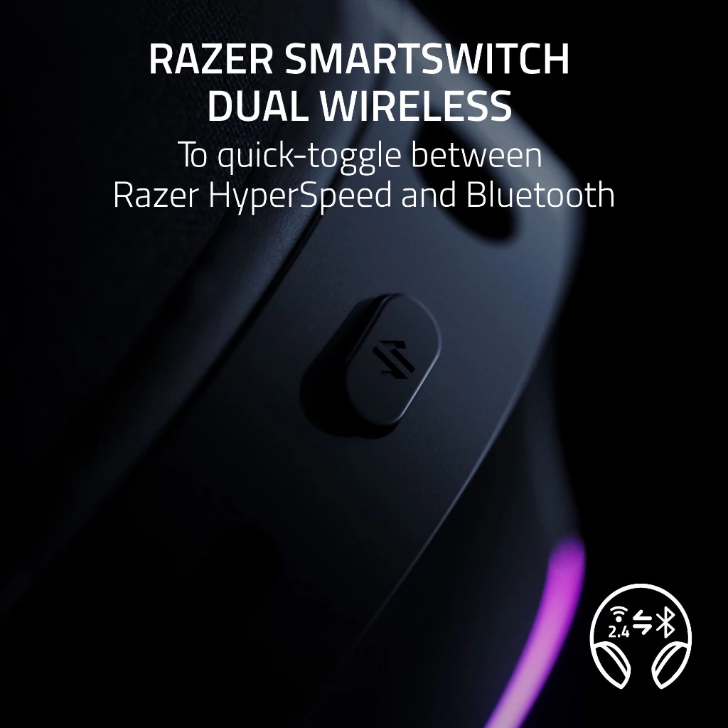 Razer Barracuda X Chroma - Black - Wireless Multi-Platform Gaming Headset