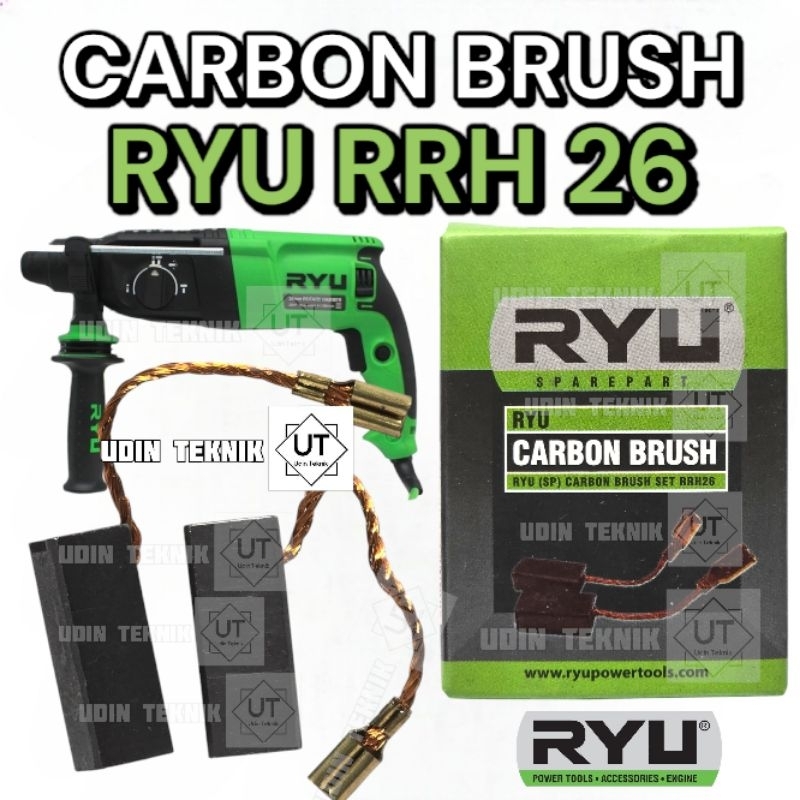 Jual CARBON BRUSH RYU RRH26 CB ARANG MESIN BOR BOBOK RYU RRH 26 ...