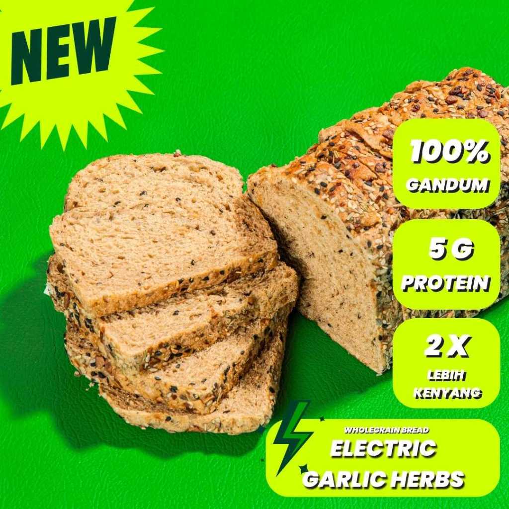 Jual Roti Gandum Garlic & Herbs - Whole wheat bread healthy | Shopee ...