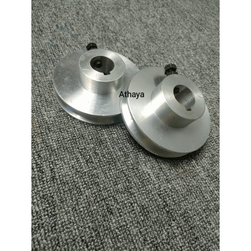 Jual Puli Puly Pulley Pullay Alumunium 4,5 inch A1 Lubang As Fariatif ...