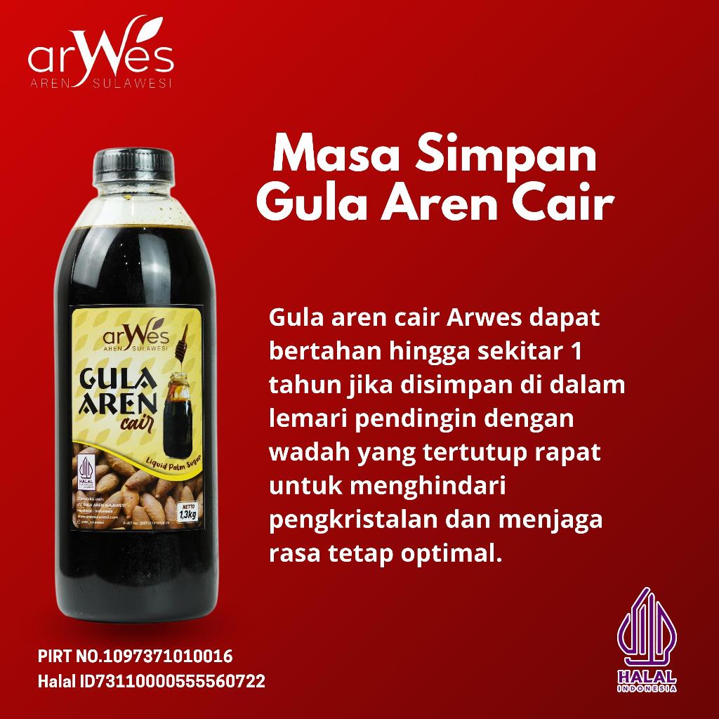Jual Aren Sulawesi Liquid Brown Sugar 1,3kg Botol - Arwes | Shopee ...