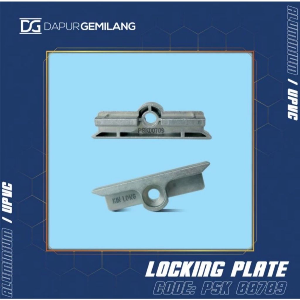 Jual STREKER Locking Plate Jendela/Pintu Aluminium/uPVC by KIN LONG PSK ...
