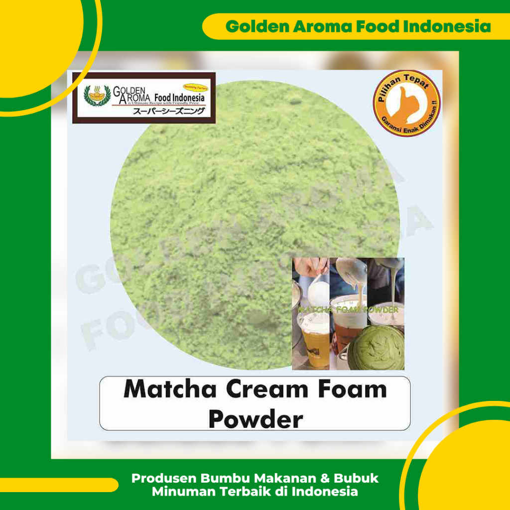Jual Matcha Foam Powder 1 Kg Bubuk Matcha Green Tea Cream Foam Powder ...