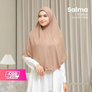Arafa Hijab - Khimar Salma | Hijab Instan Premium Malay | Jilbab Dagu Jersey Syari  | Bergo Umroh