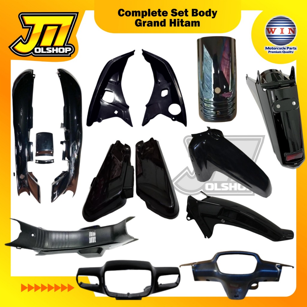 Jual Set Body Grand Merk WIN I Front Fender Front Handle Rear Fender ...