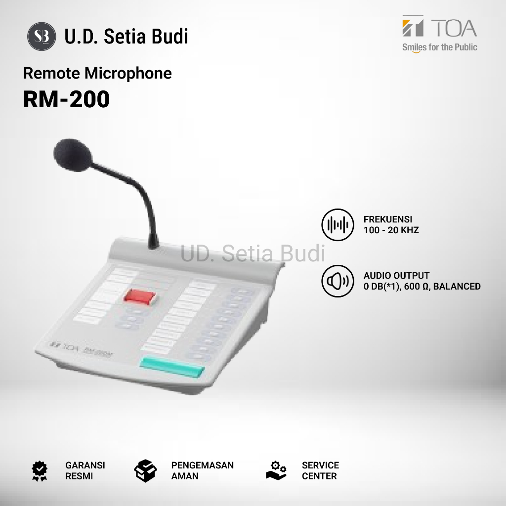 Jual Remote mic TOA RM200M | TOA RM-200M | TOA RM-200 M | Shopee Indonesia