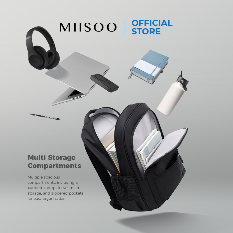 Jual MIISOO LIAM Backpack Tas Ransel/Tas Sekolah/Tas Travel/Backpack ...
