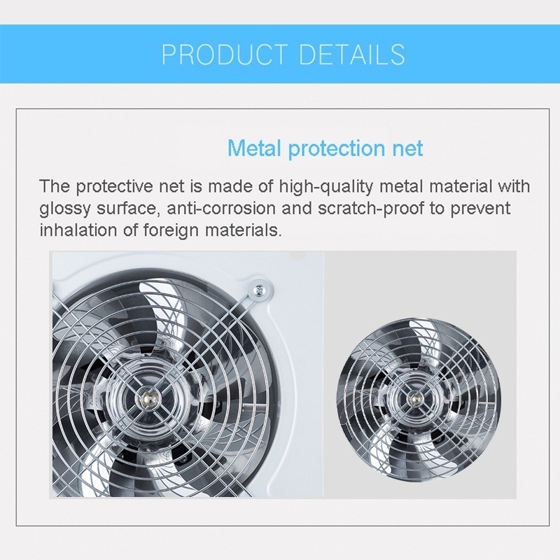 Jual 4 inch dinding exhaust fan kamar mandi exhaust fan booster fan ...