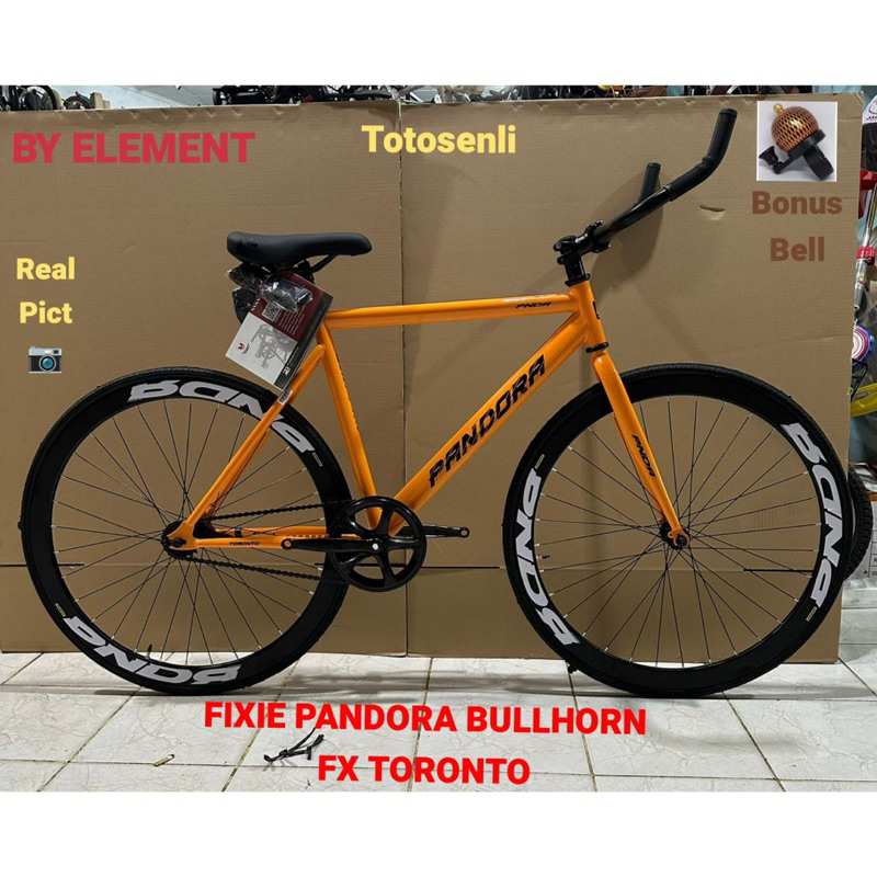 Jual SEPEDA FIXIE 700cc TORONTO FX PANDORA BULLHORN BY ELEMENT | Shopee ...