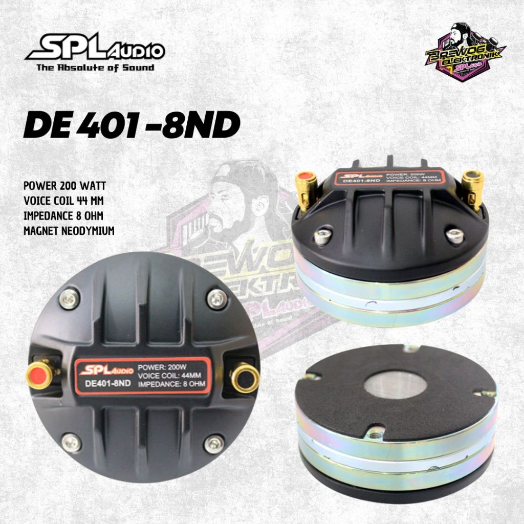 Jual ORIGINAL PRODUK BREWOG SPL AUDIO DRIVER TWEETER DE401-8ND | Shopee ...