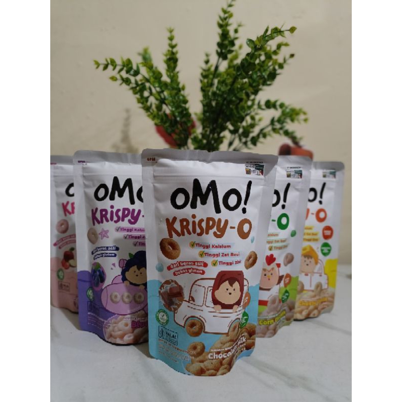 Jual OMO Krispy Snack Bayi Tinggi Kalsium Tinggi Zat Besi Tinggi Zink ...