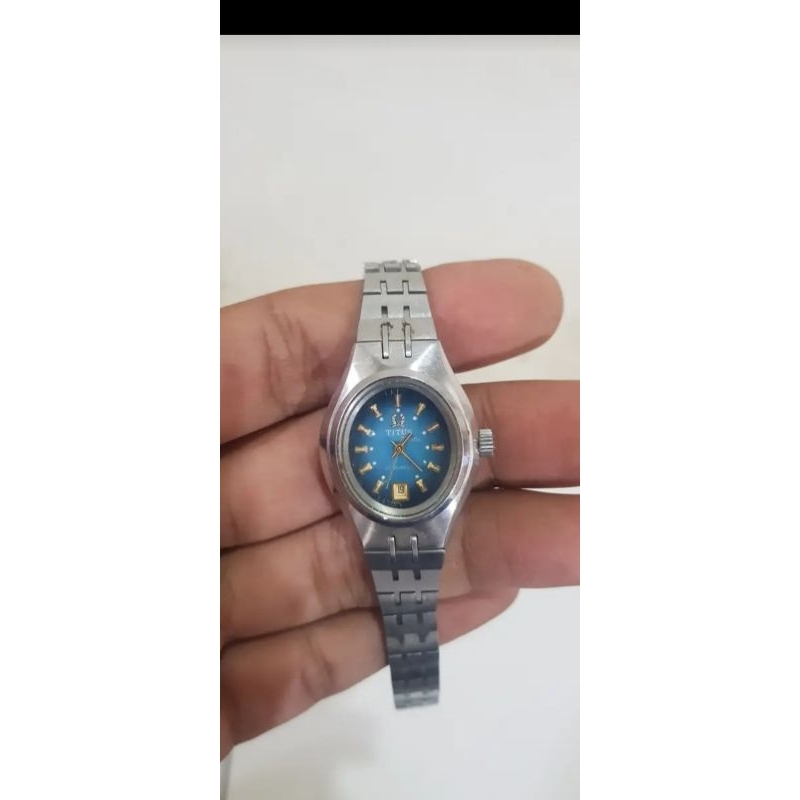 Jual Jam tangan vintage ladys automatic full original Swiss antik mulus