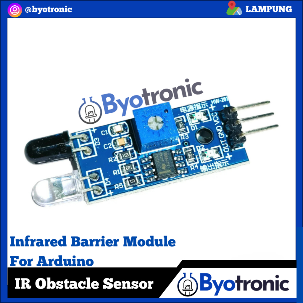 Jual Infrared Barrier Obstacle Sensor Halangan Rintangan Module ...