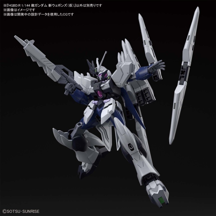 Jual HGBD:R HG Fake Nu Weapons Weapon Bandai Fake v weapon HG RG Entry ...