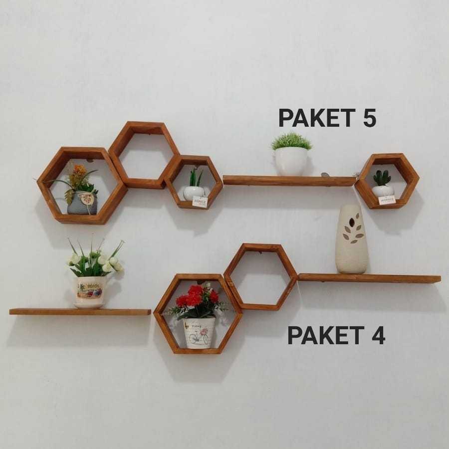 Jual HexaRak: Rak Dinding Hexagonal yang Unik dan Fungsional | Shopee ...