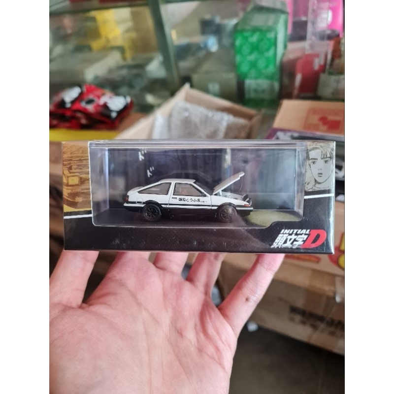 1/64 HOBBY JAPAN Toyota SPRINTER TRUENO GT APEX AE86 INITIAL D blanc