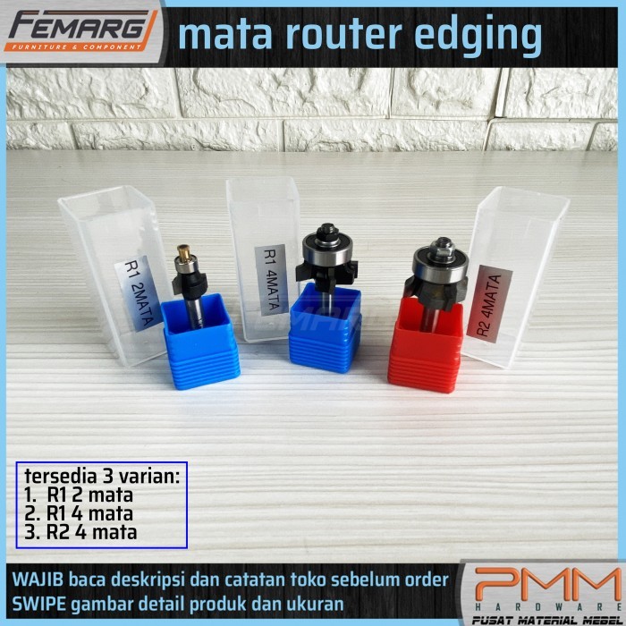 Jual mata router FEMARG | R1 R2 2 dan 4 mata lurus non bearing | Shopee ...