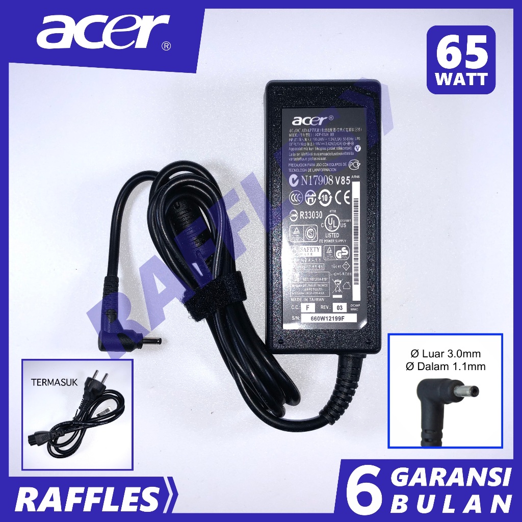 Jual Adaptor Charger Acer Travelmate P214 P214-52 P214-53 P214-53G ...