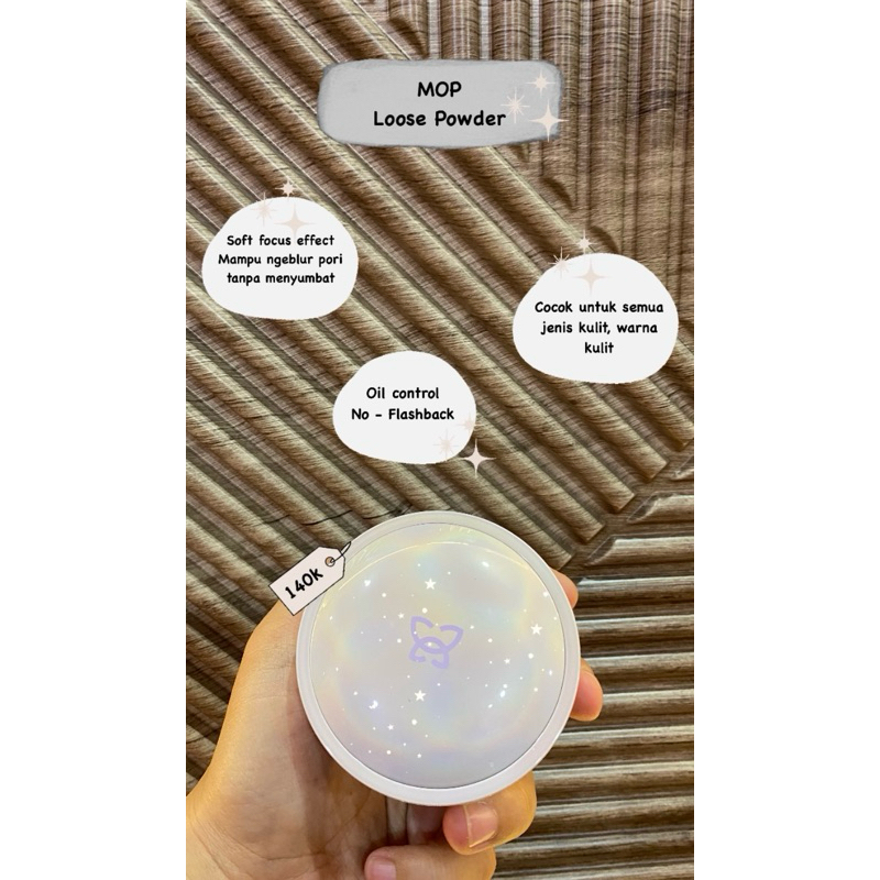 Jual MOP Mother of Pearl Microblur Translucent Loose Powder | Shopee ...
