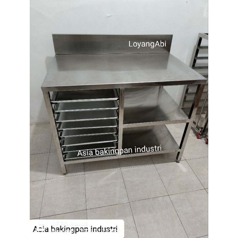 Jual Meja baking Stainlies Asia Bakingpan Industri | Meja Stenliess ...