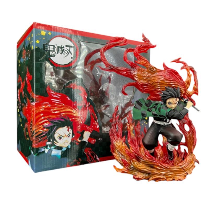 Jual Action Figure Demon Slayer Tanjiro Version Api Besar Tinggi 25CM ...