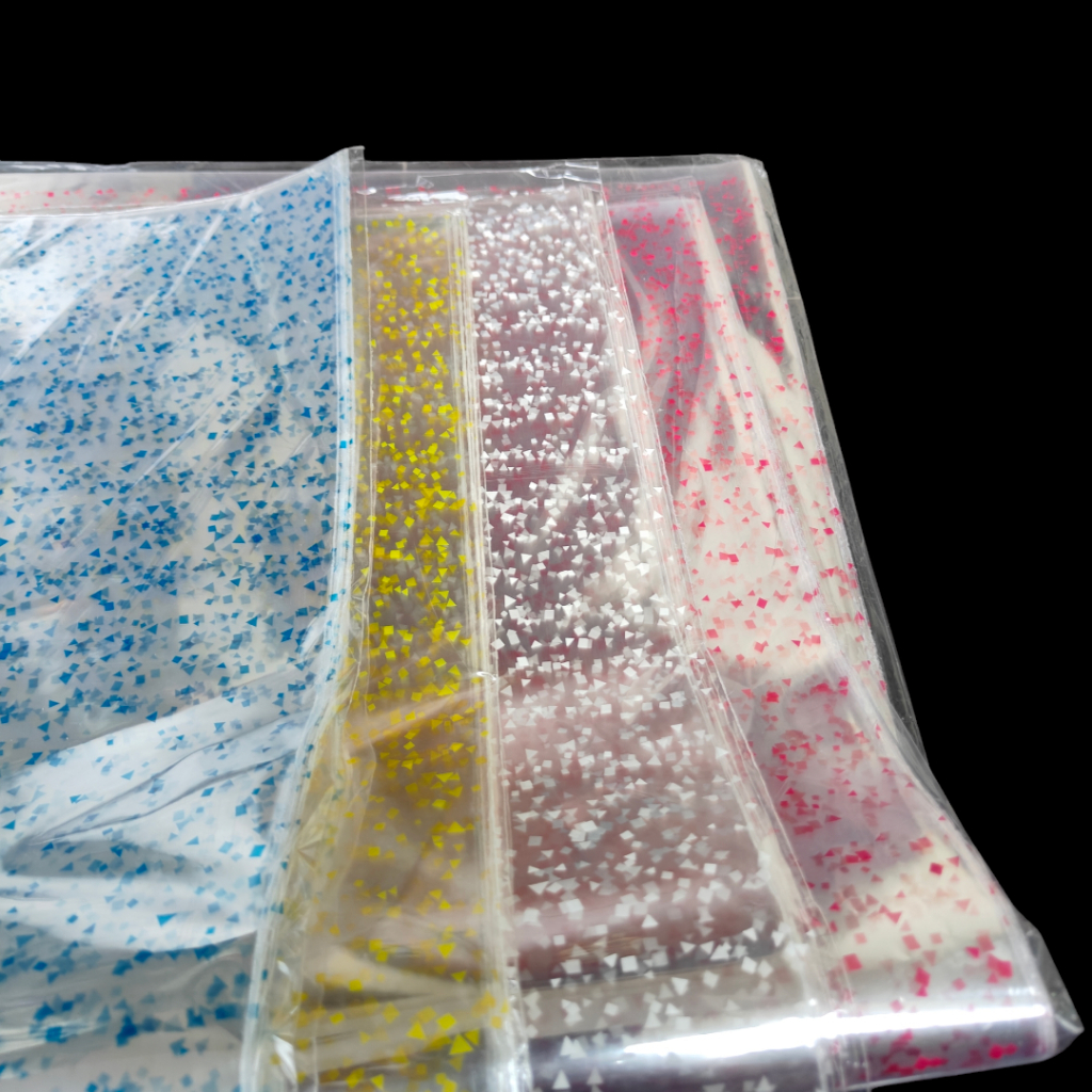Jual opp flower plastik parcel plastik Snack ukuran 20x45 isi 12pcs ...