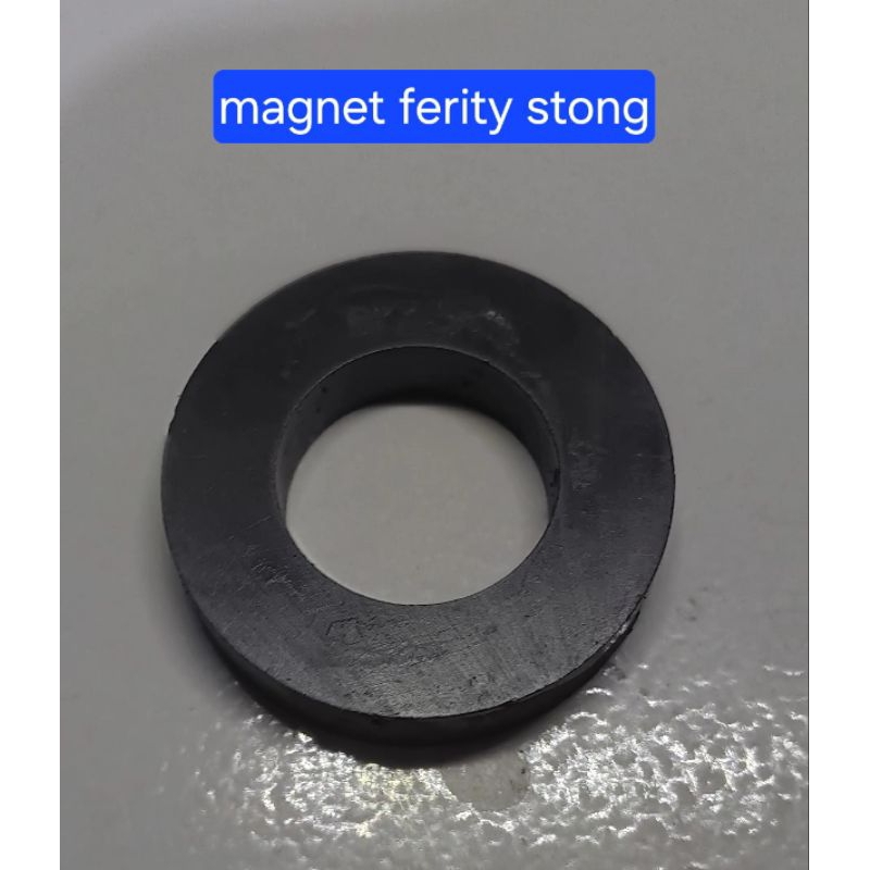 Jual magnet ferrite ferity strong 4cm lubang 20mm tebal 0.8cm | Shopee ...