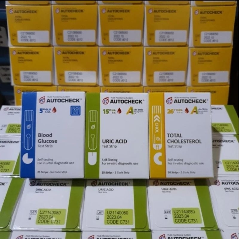 Jual strip autocheck cholestrol/isi ulang | Shopee Indonesia