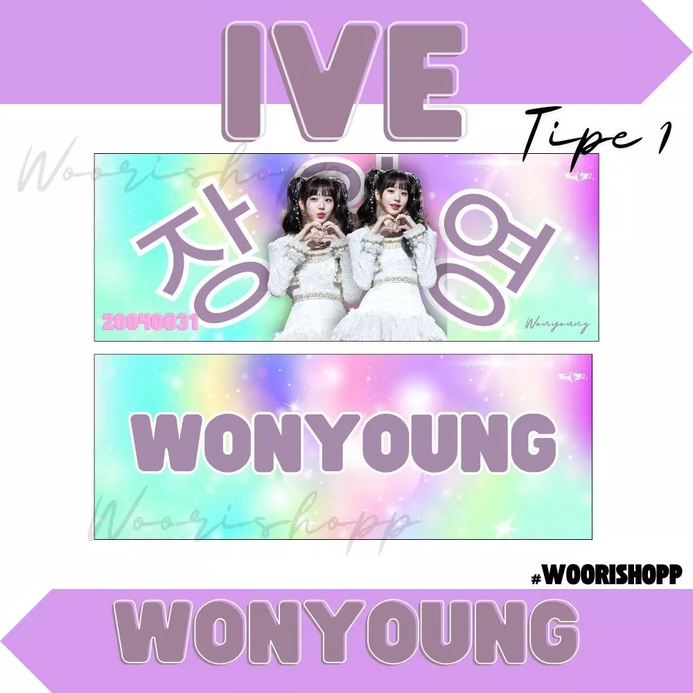 HAND BANNER IVE MEMBER 2SISI
