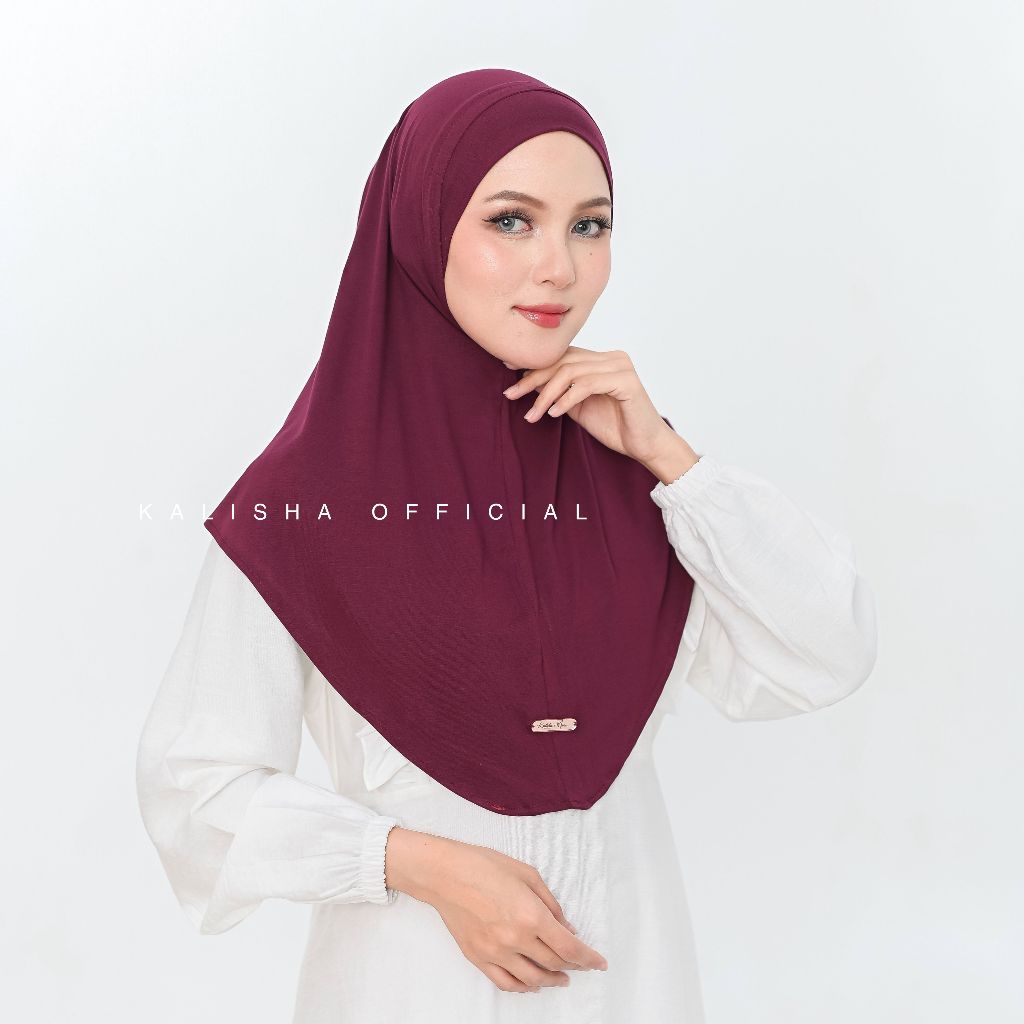 Kalisha X Mima Vanya Instan Bergo Rayon Viscose Ukuran M L