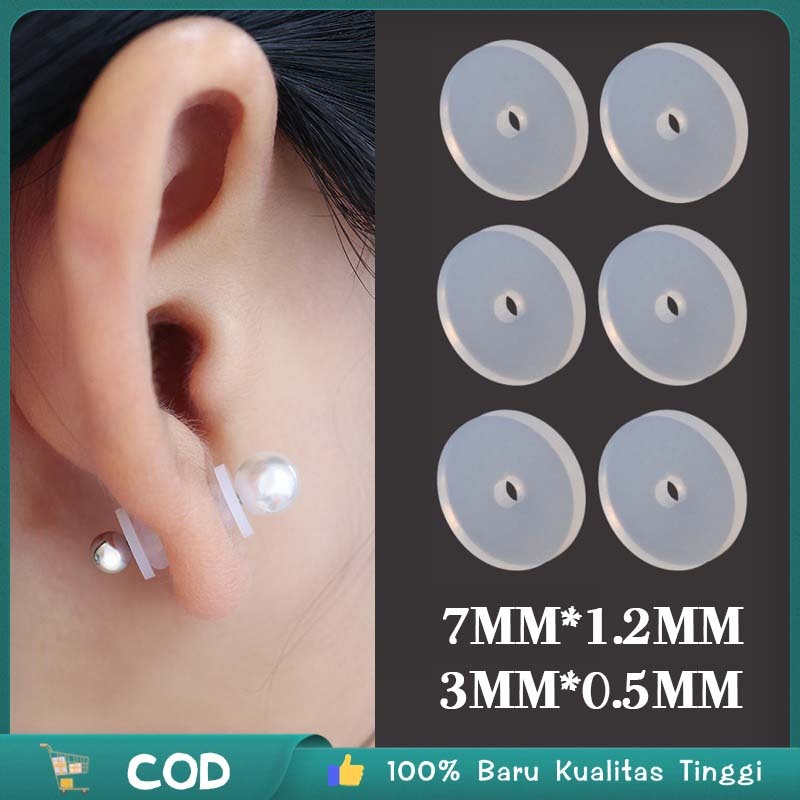 Jual 30pcs/set Anting Nopul Anti Keloid Nopull Piercing Disc Pencegah ...