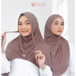 Hauwa Lalisa - Hijab Bergo Melayu Instan Soft Inner Jersey