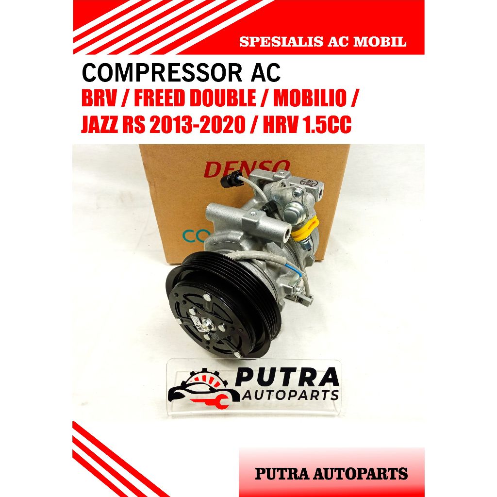 Jual COMPRESSOR AC MOBIL BRV / FREED DOUBLE / JAZZ RS 2013-2020 / HRV 1 ...