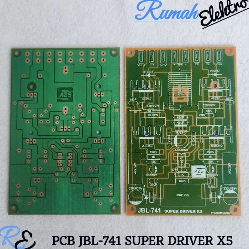 Jual PCB SUPER DRIVER JBL 741 X5 PROFESSIONAL POWER FROM CREST AUDIO