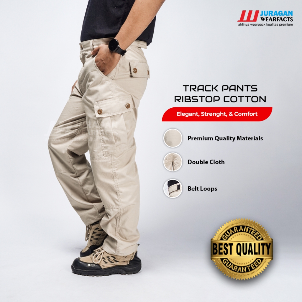 Jual Juragan Wearfacts - Trackpants Ribstop Cotton | Shopee Indonesia