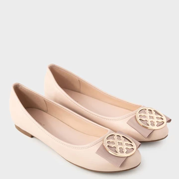 URBAN CO Essentials Flat Shoes Wanita Sepatu Slip On Flatshoes Perempuan Mura