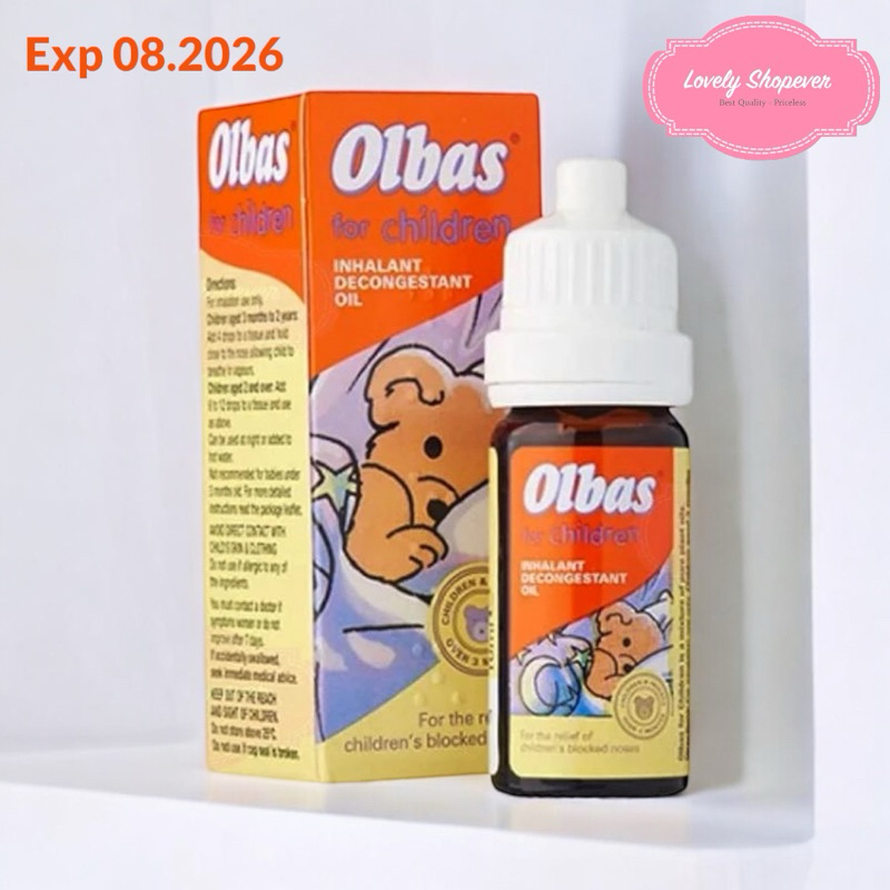 Jual Olbas Oil For Baby and Children Inhalant Decongestant Oil 12 ML ...