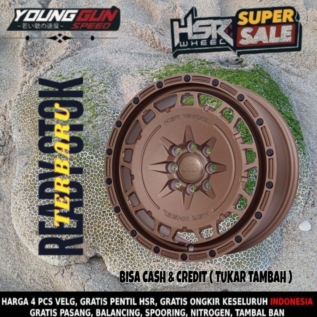 Jual velg original r16 hsr arfak hole 4x100/114,3 untuk freed yaris ...