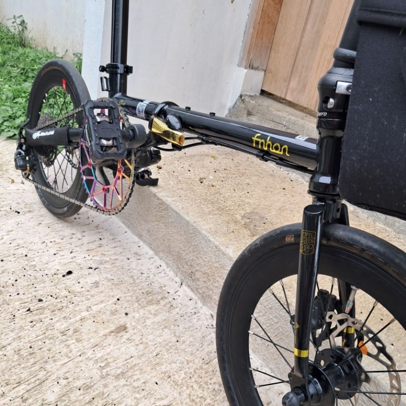 Jual frame fnhon gust 16 black gold ori like new jarang pakai murah 16 ...