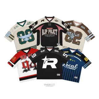 ATHLIX Jersey Streetwear Number Series / Retro / Oversize / Rugby / Boxyfit / NFL / Hockey / vintage