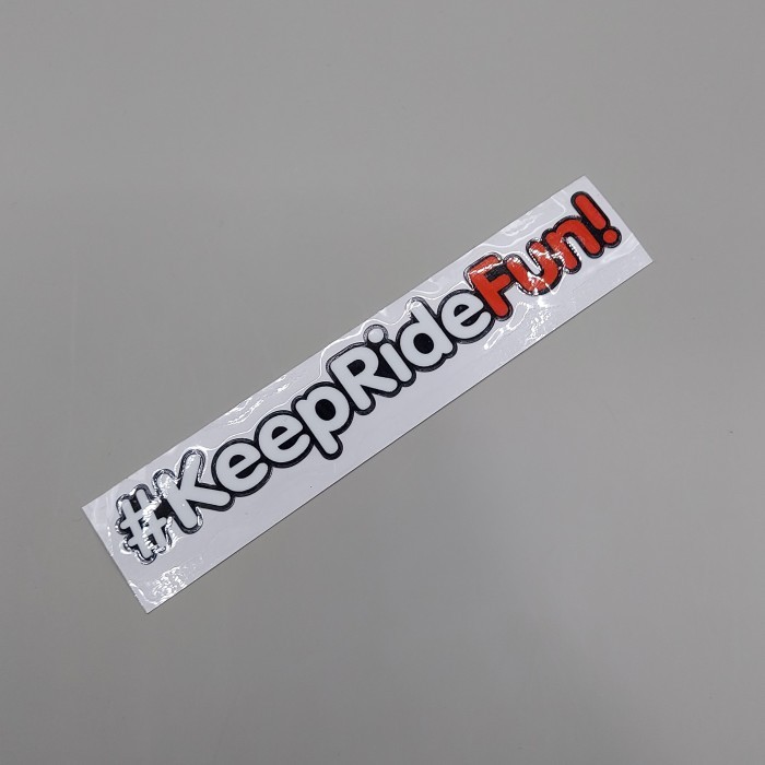 Jual stiker helm sticker keep ride fun | Shopee Indonesia
