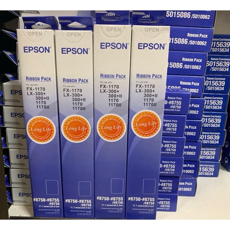 Jual Pita Ribbon Pack Refill Epson LX-300 LX-310 LQ-310 8758 New Ink ...