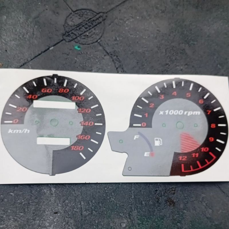 Jual Sticker Papan Panel Speedometer RX King | Shopee Indonesia