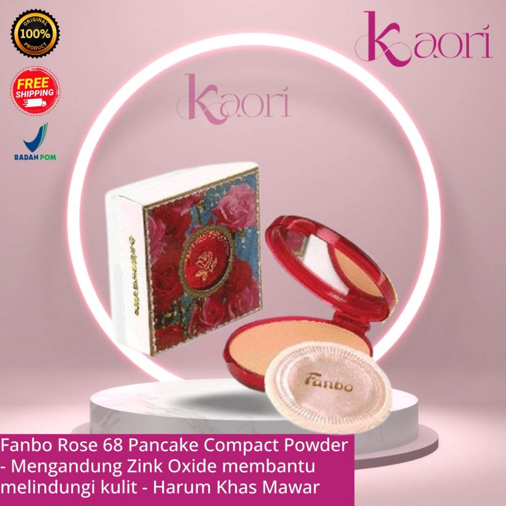 Jual KAORI - Fanbo Rose 68 Pancake Compact Powder | Shopee Indonesia