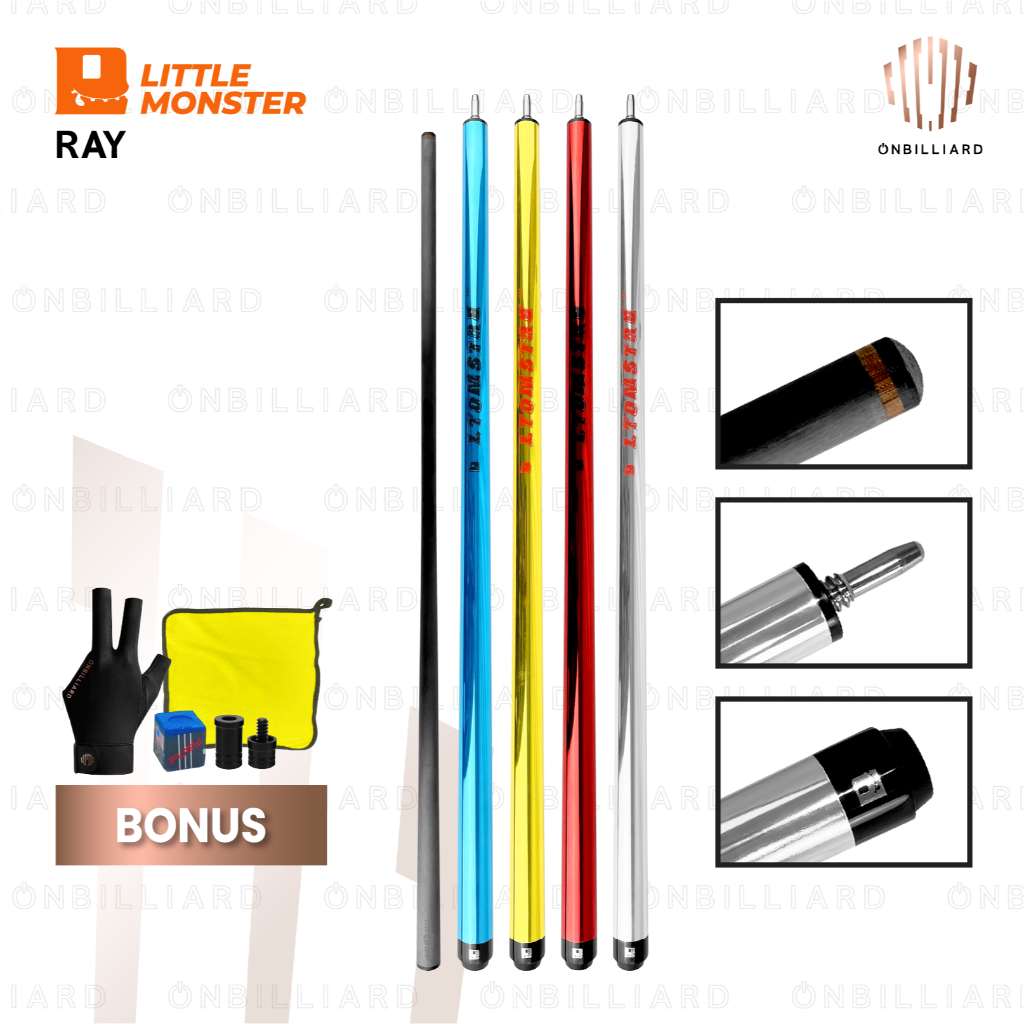 Jual Little Monster RAY Cue Stick Break Carbon Billiard Stik | Shopee ...