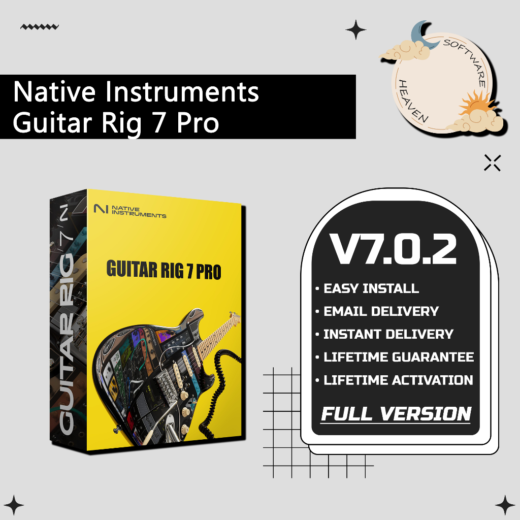 Jual (Win/Mac) Native Instruments Guitar Rig 7 Pro v7.0.2 Full Version ...