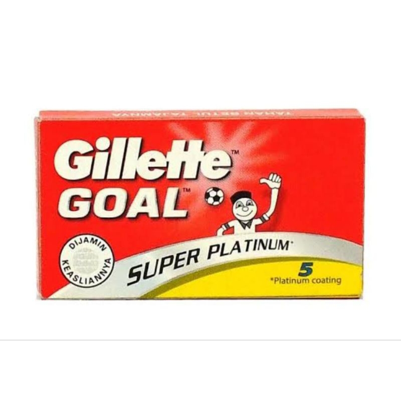 Jual silet gillete goal platinum (1 box 5 pcs) | Shopee Indonesia