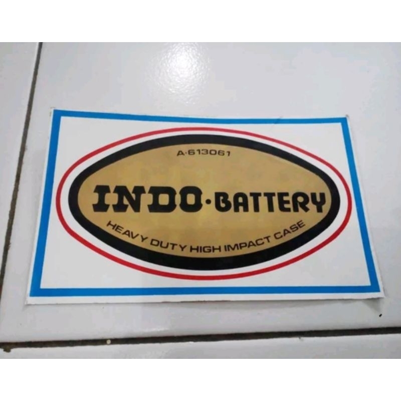 Jual iklan sticker jadul indo battery ori vintage koleksi klasik ...