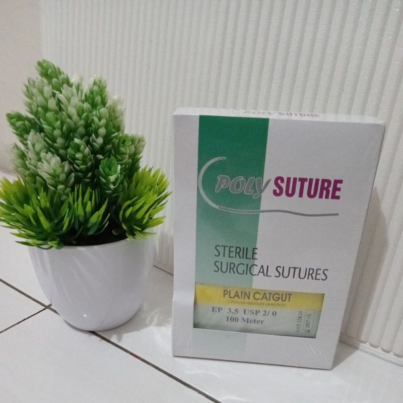 Jual Polysuture cat gut plain 2/0|Poly suture cat gut plain 2 - 0 ...